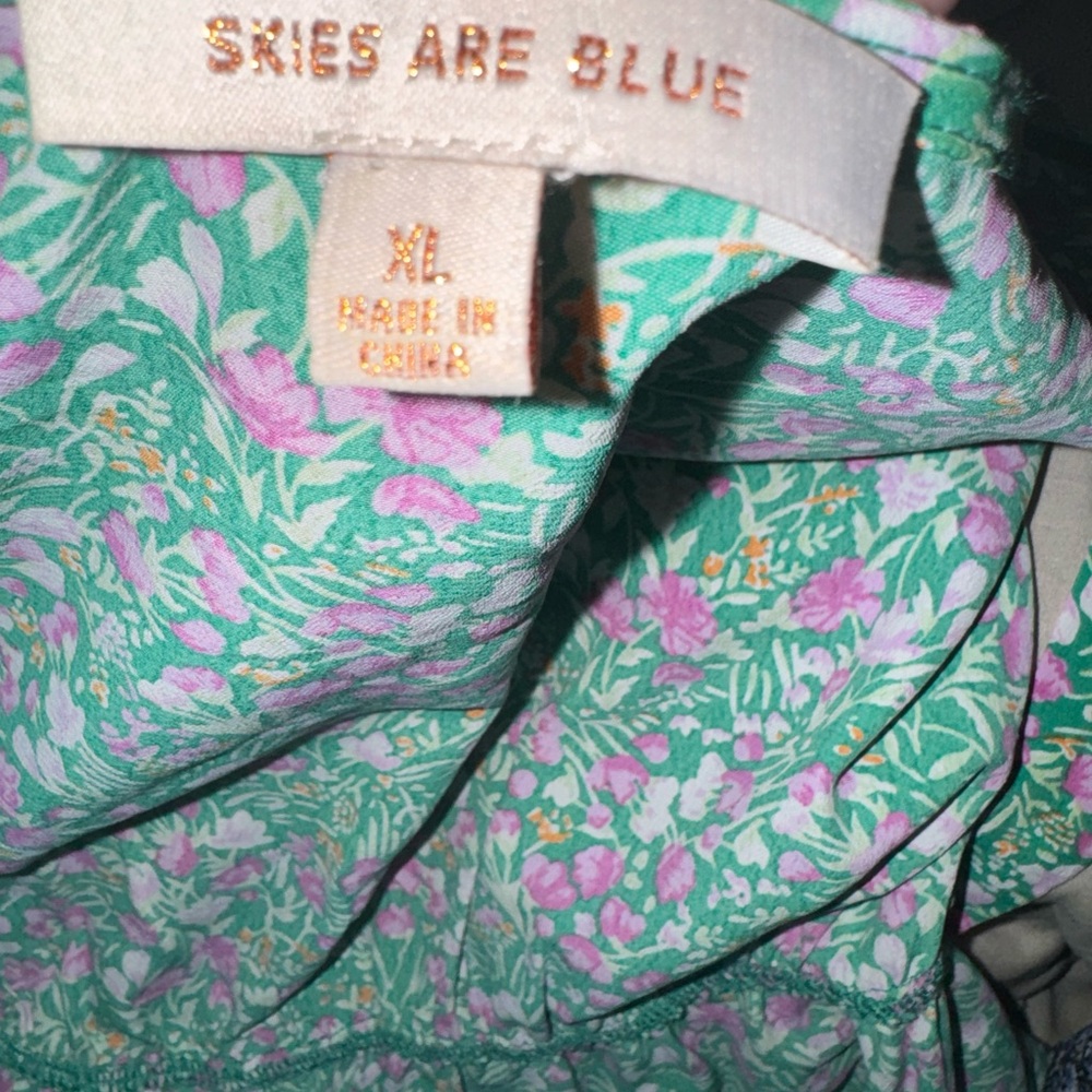 Skies are blue ditzy floral maxi - Picture 4 of 6